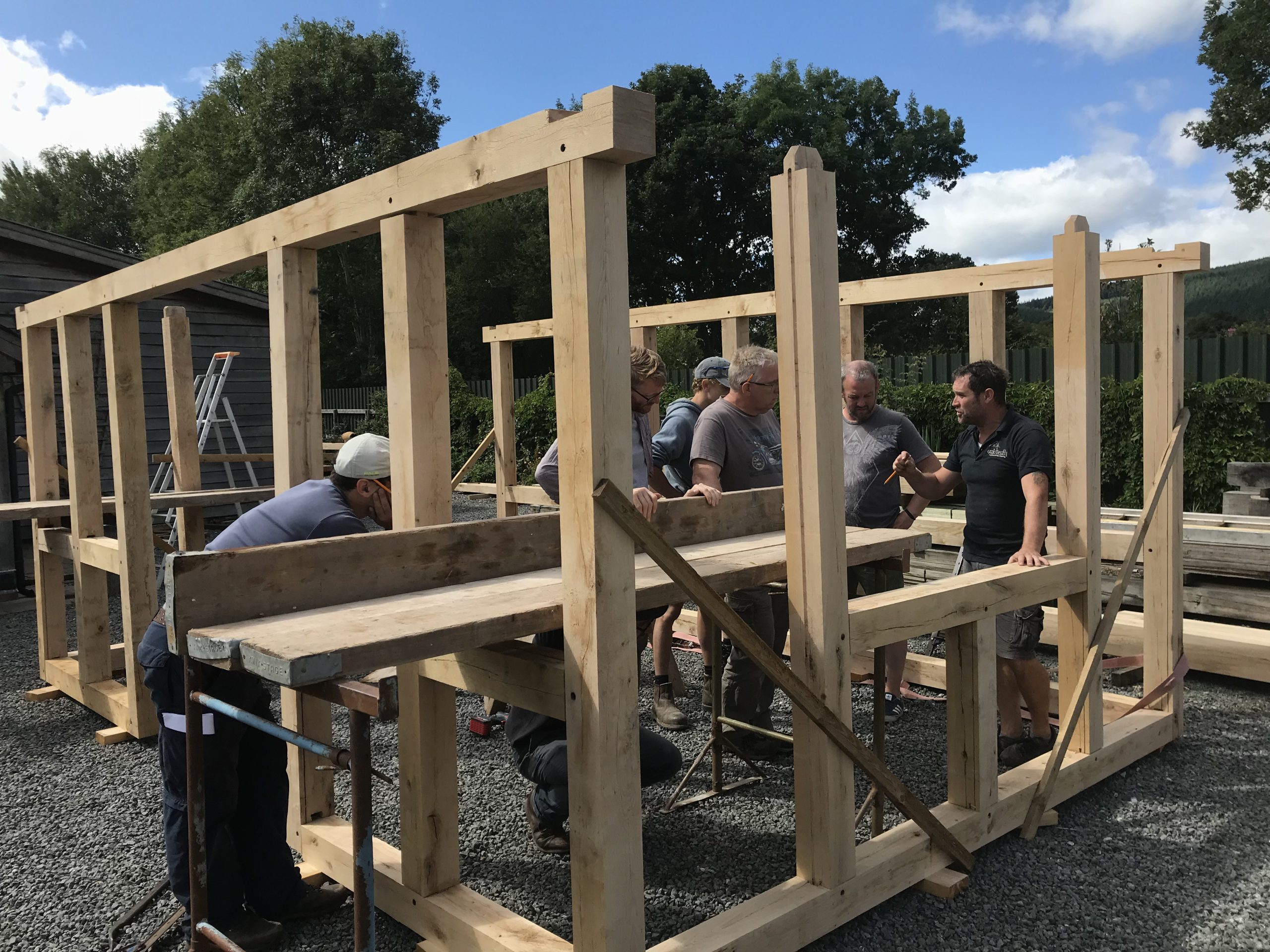 timber framing course | oak heath