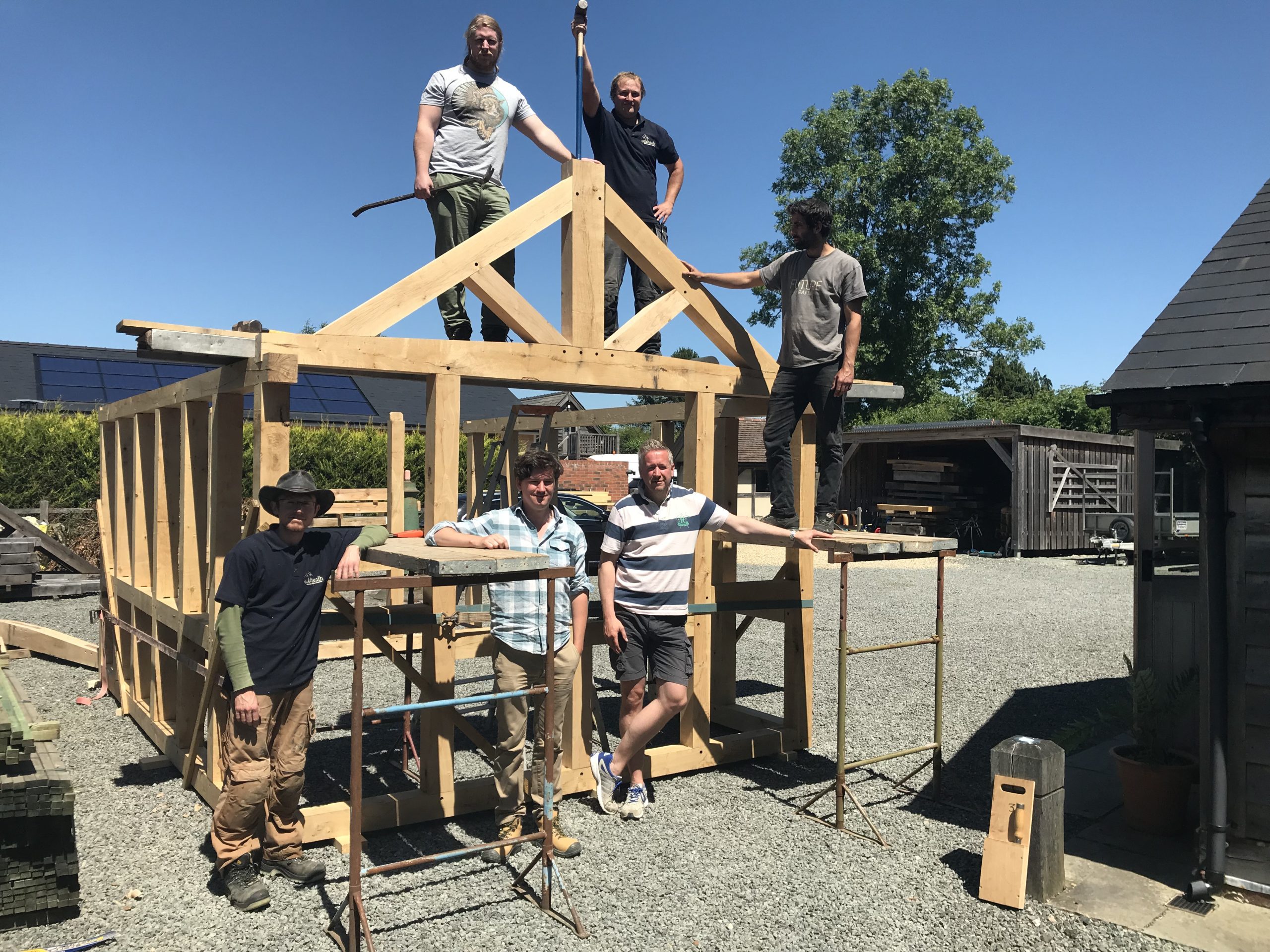 timber framing course | oak heath