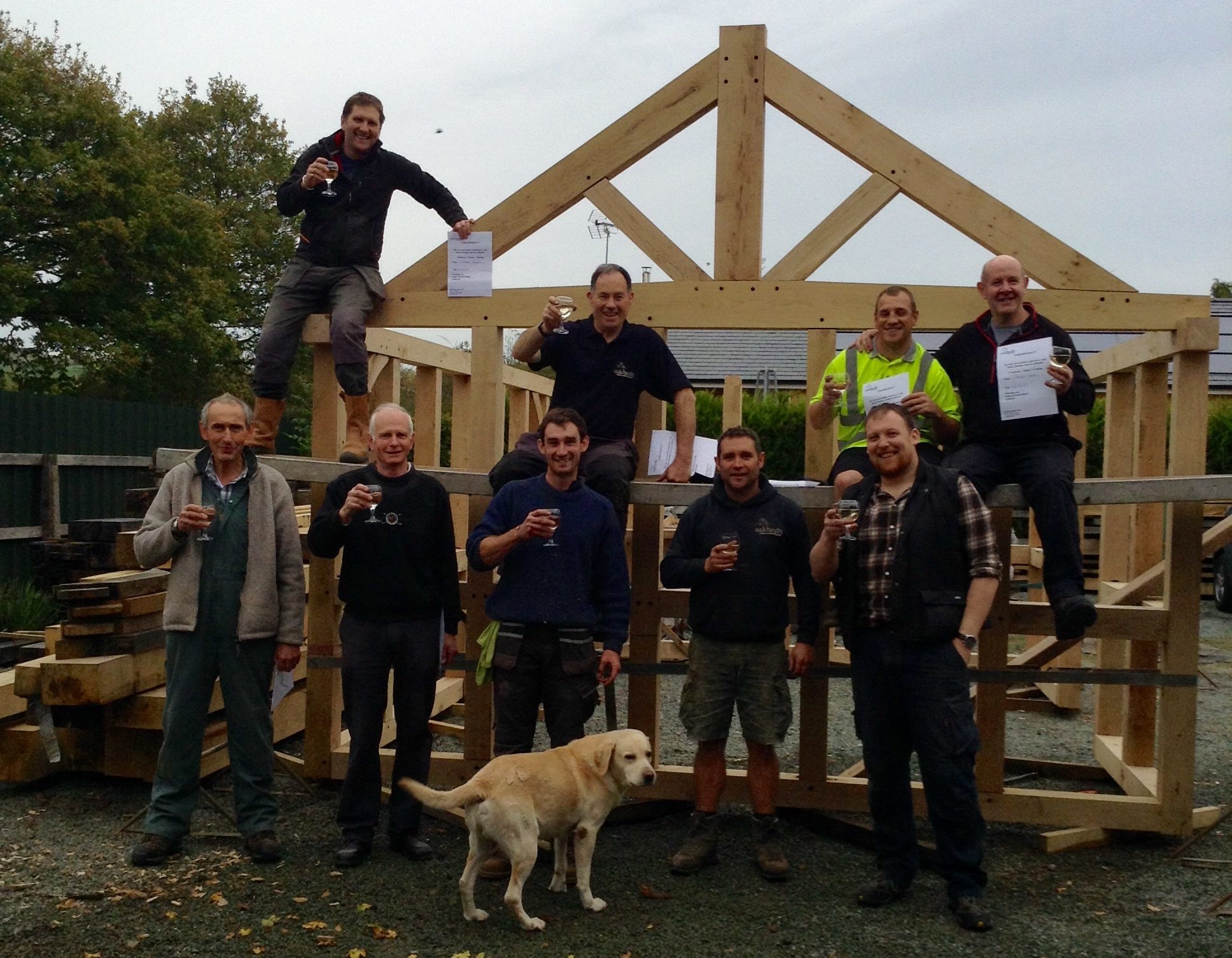 timber framing course | oak heath