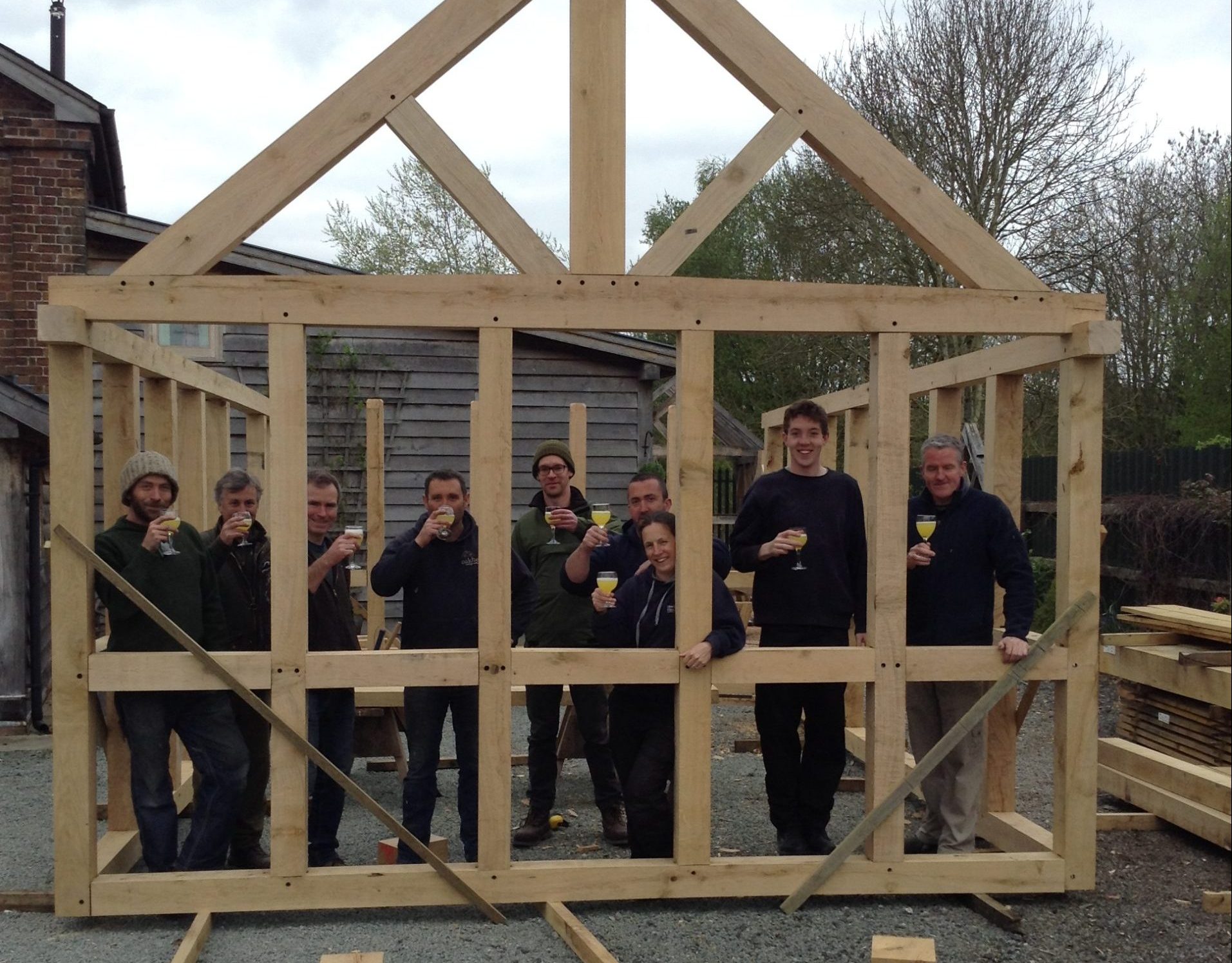 timber framing course | oak heath